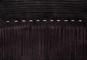 Untitled, 2000, Ink dyes and incision on paper, 27.5" x 39.5"