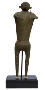 Kondh Bronzes, Warrior, Bronze (lost wax casting)