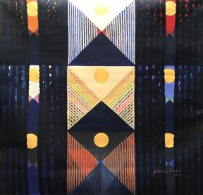 Shikha Sinha, Eternity 8, 2010, Acrylic on canvas