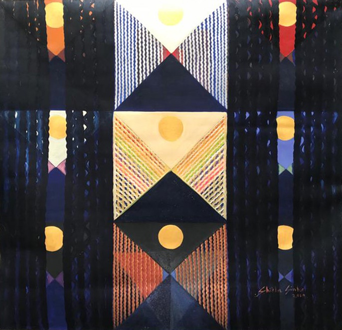 Shikha Sinha, Eternity 8, 2010, Acrylic on canvas