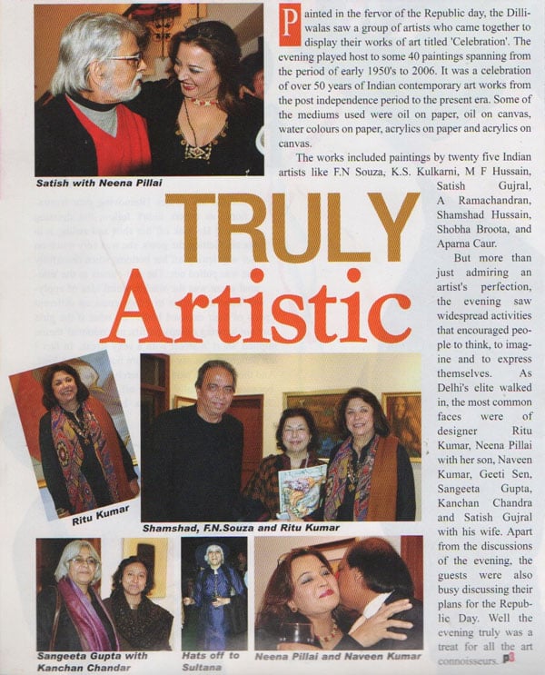 Page 3, 3 February 2007: Truly Artistic