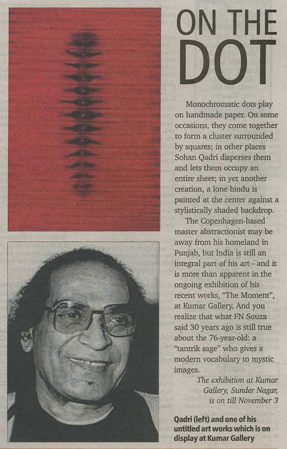 The Indian Express, 28 October 2007: On the Dot