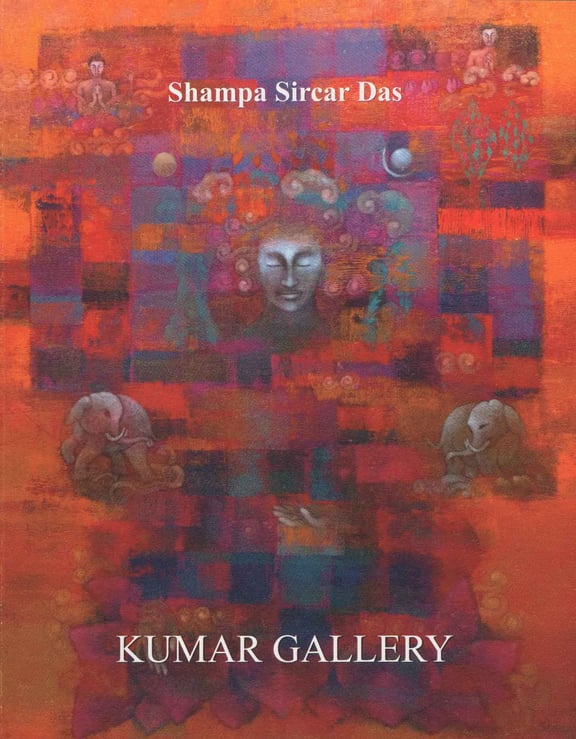 Cover of Confluence of Consciousness: Recent Paintings by Shampa Sircar Das, Kumar Gallery, 2014